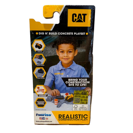 Cat Dig & Build Little Machine Set