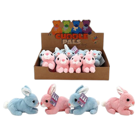 Plush Sitting Bunnies 14cm – Assorted 2 Colours