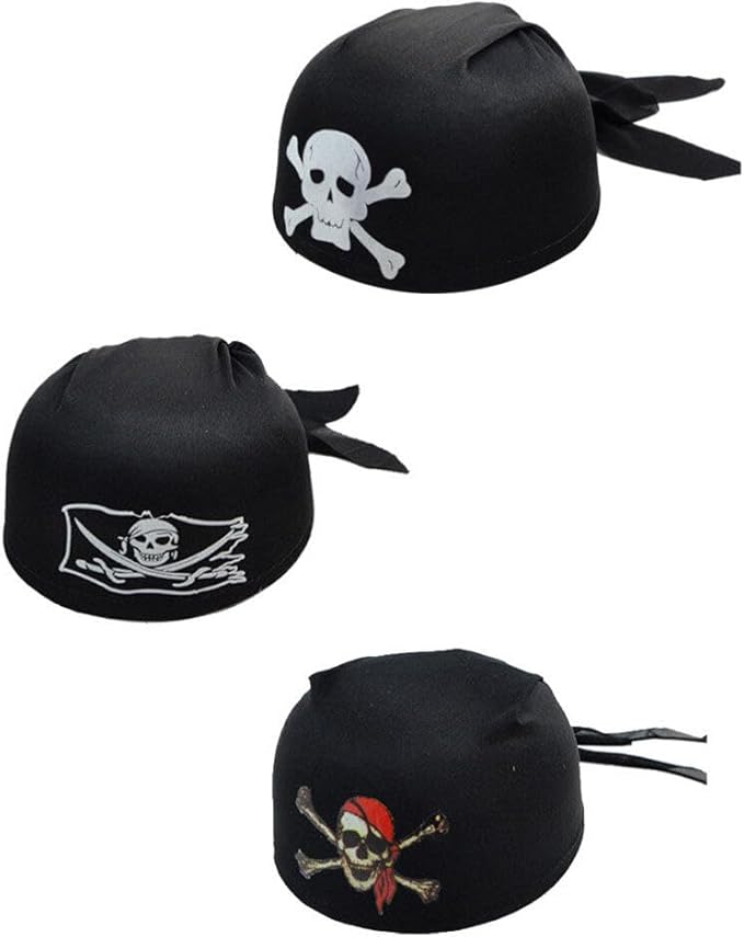 Pirate Skull Costume Hat - Assorted