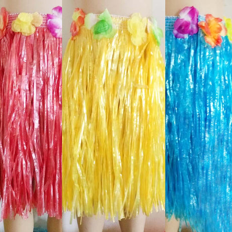40cm Kids Hula Skirt - Assorted - PARTY PLANET