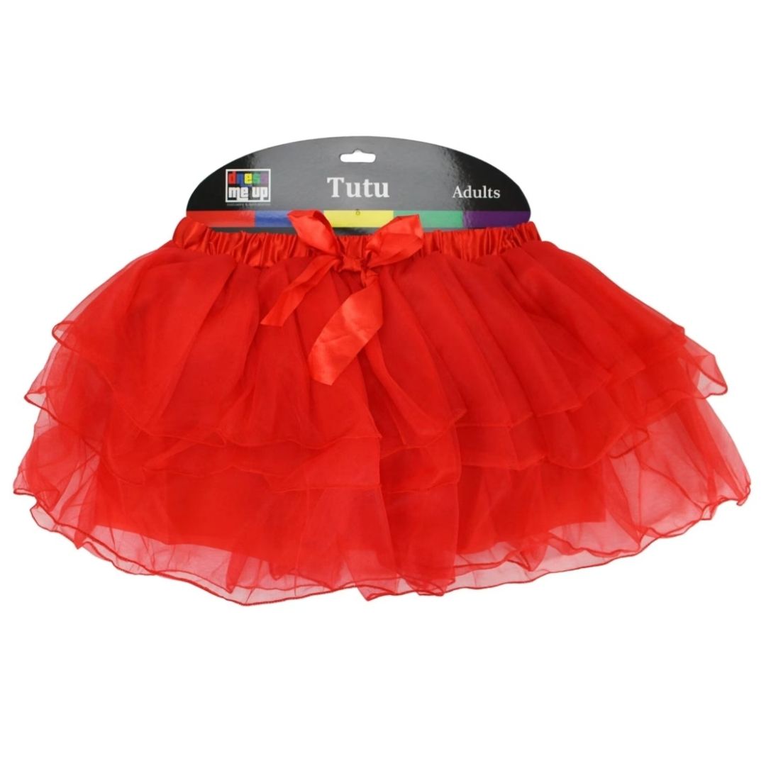 Adults Layered Tutu Red