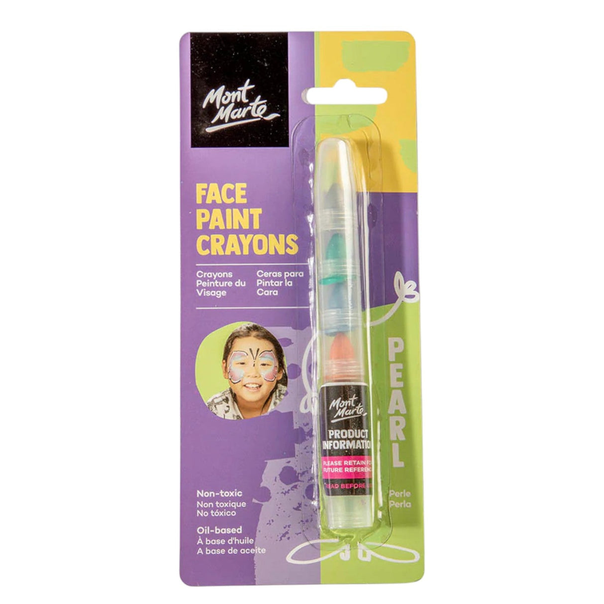 Face Paint Crayons Pearl