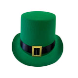 Green Top Hat with Buckle