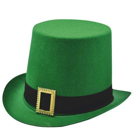 Green Top Hat with Buckle