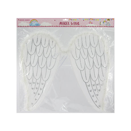 Angel Wing Costume Accessory - White - PARTY PLANET