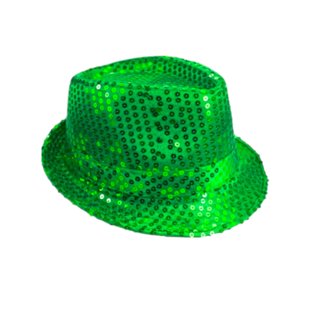 Green Sequin Fedora