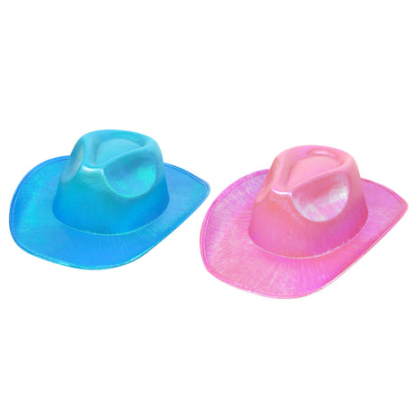 Kids Cowboy Hats – Pink & Blue Assorted