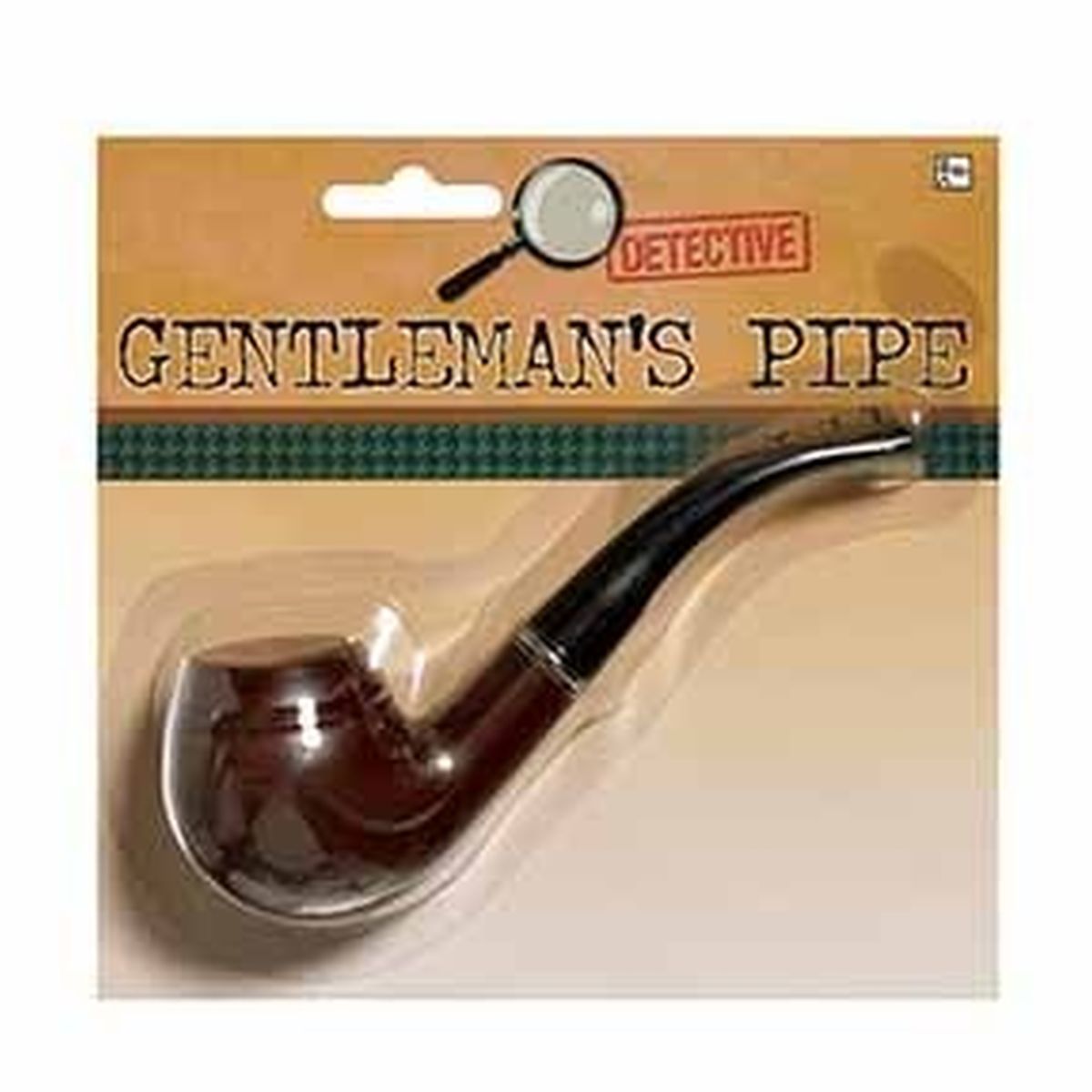 Detective Gentleman Costume Pipe - Brown