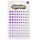 Body Gems - Purple Pk 100