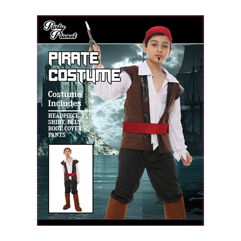 Kids Pirate Boy Dress Up Costume