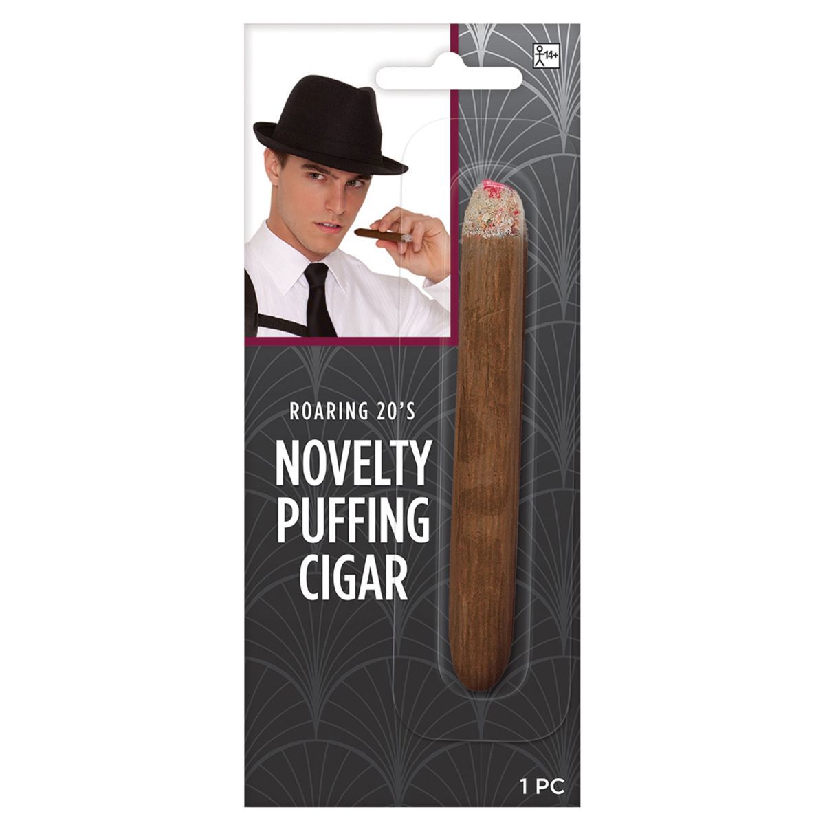 Novelty Fake Puffing Cigar - Multicoloured