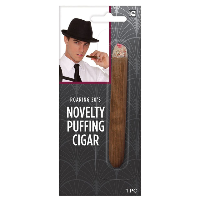 Novelty Fake Puffing Cigar - Multicoloured