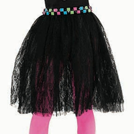 Lace Skirt - Black
