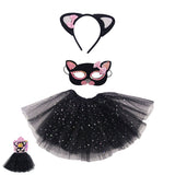 Black Cat Tutu Costume Set - 3 Piece