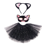 Black Cat Tutu Costume Set - 3 Piece