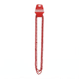 Bead Necklace - Red Pk 3