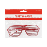 Bling Slatted Glasses - Green