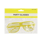 Bling Slatted Glasses - Green
