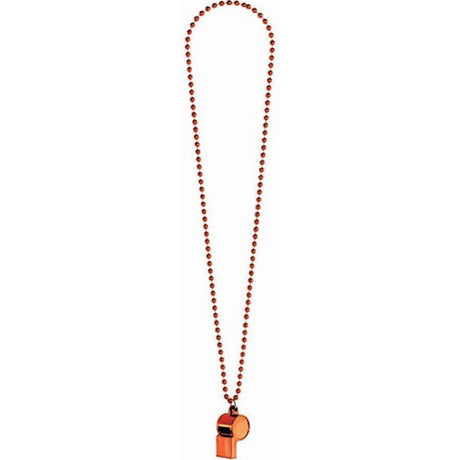 Whistle on a Chain Orange