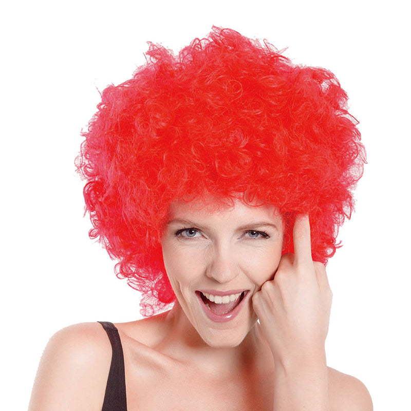 Afro Wig - Red - PARTY PLANET