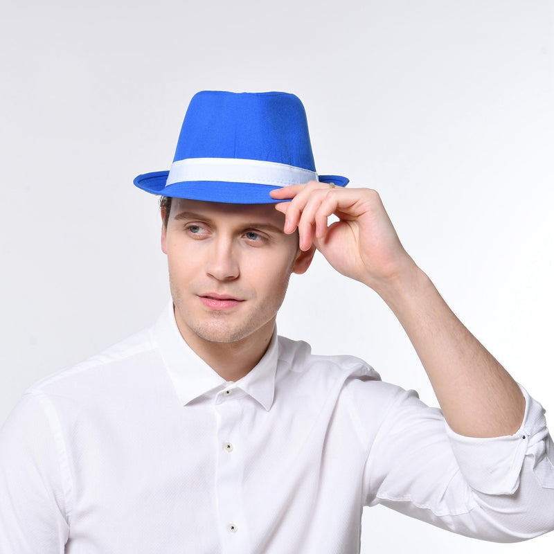 Fedora Hat - Blue - PARTY PLANET