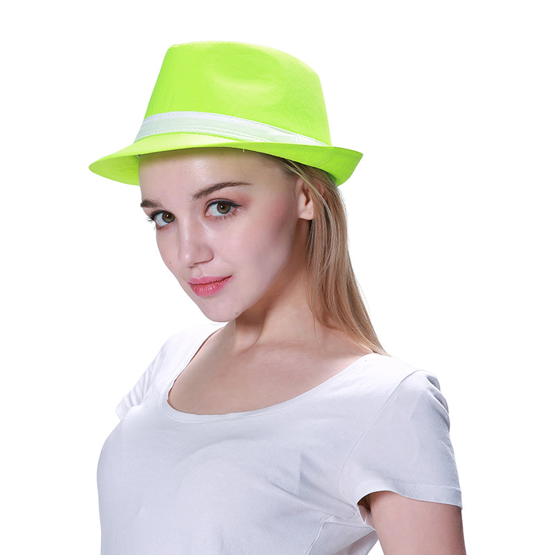 Fedora Hat - Green - PARTY PLANET