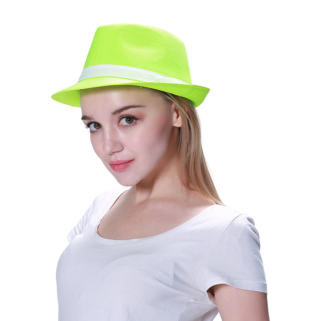 Fedora Hat - Green - PARTY PLANET
