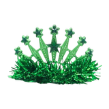 Green Tinsel Tiara