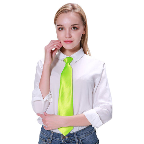 Green Fabric Party Tie - PARTY PLANET