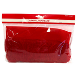Fluffy Head Band - Red