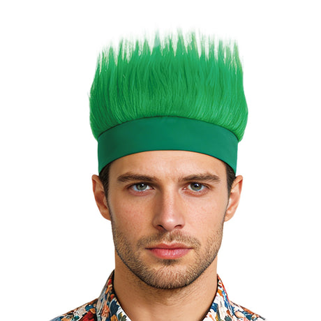 Fluffy Head Band - Green - PARTY PLANET