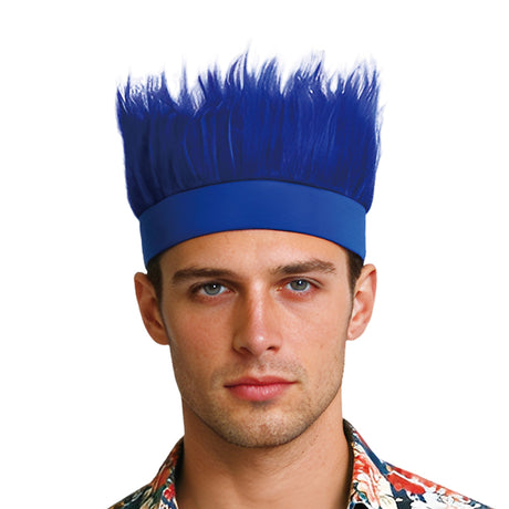 Fluffy Head Band - Blue - PARTY PLANET