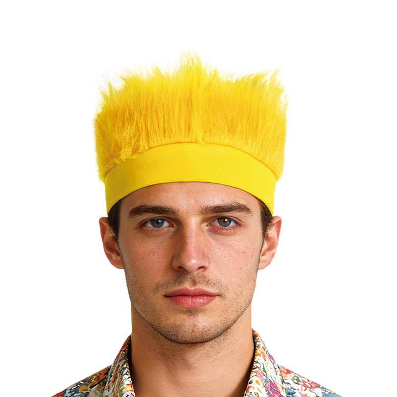 Fluffy Head Band - Yellow - PARTY PLANET