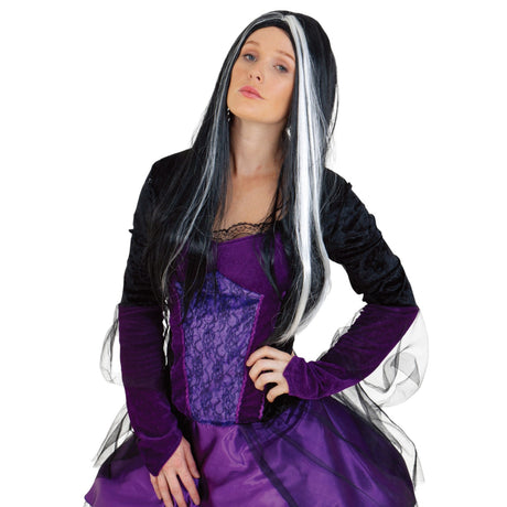Long Black Witch Wig