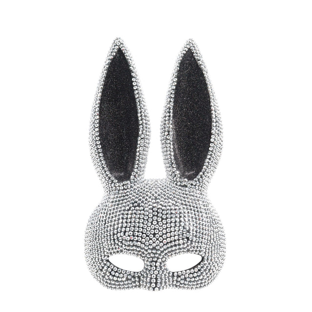 Rhinestone Bunny Mask