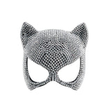 Rhinestone Cat Mask