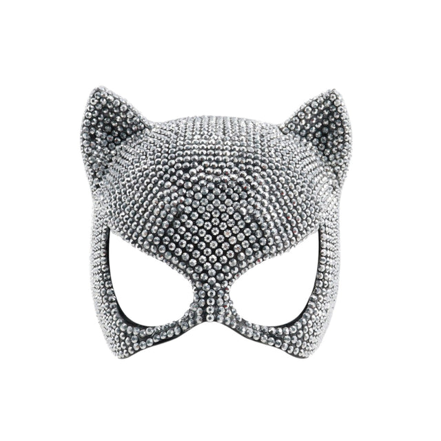 Rhinestone Cat Mask