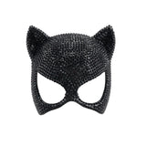 Rhinestone Cat Mask