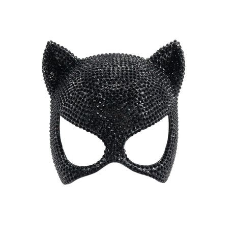 Rhinestone Cat Mask