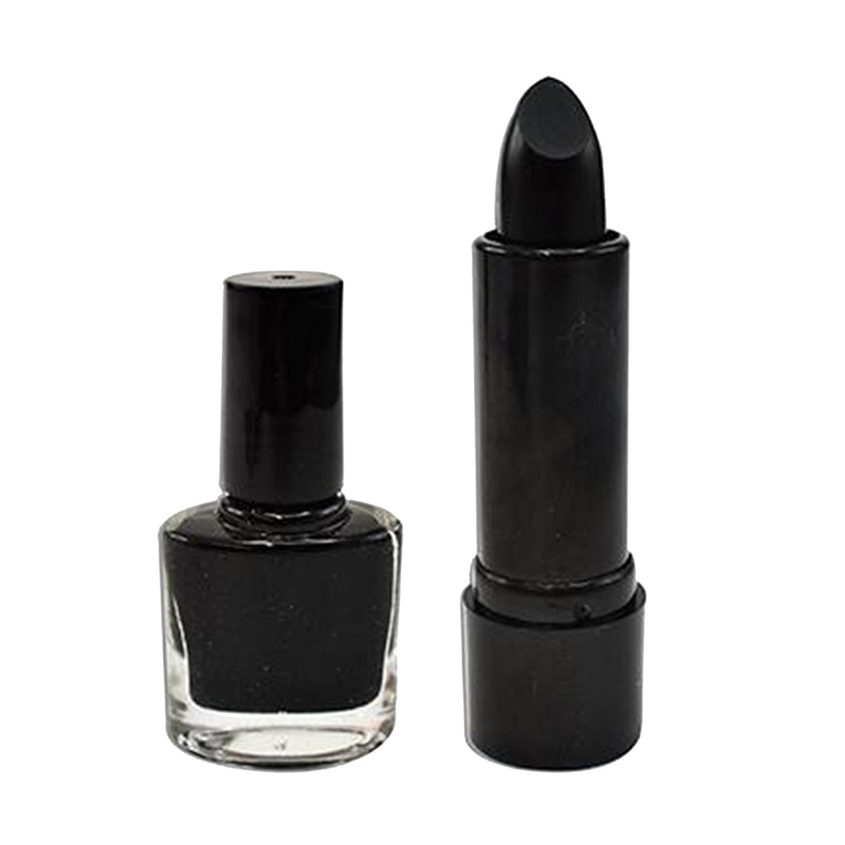 Black Lipstick & Nail Polish Set