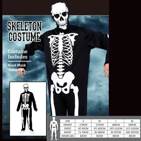 Skeleton Costume - Men's