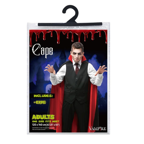 Dracula Cape with Collar - Adult