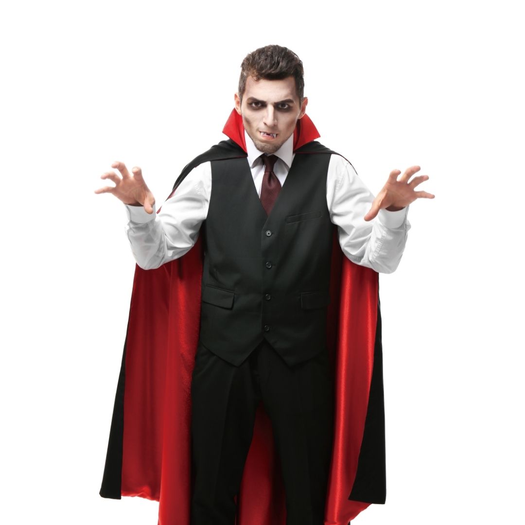 Dracula Cape with Collar - Adult