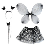 Dark Butterfly Tutu Set - Kids