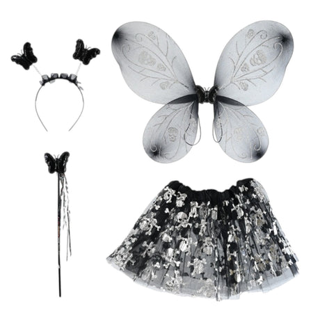 Dark Butterfly Tutu Set - Kids