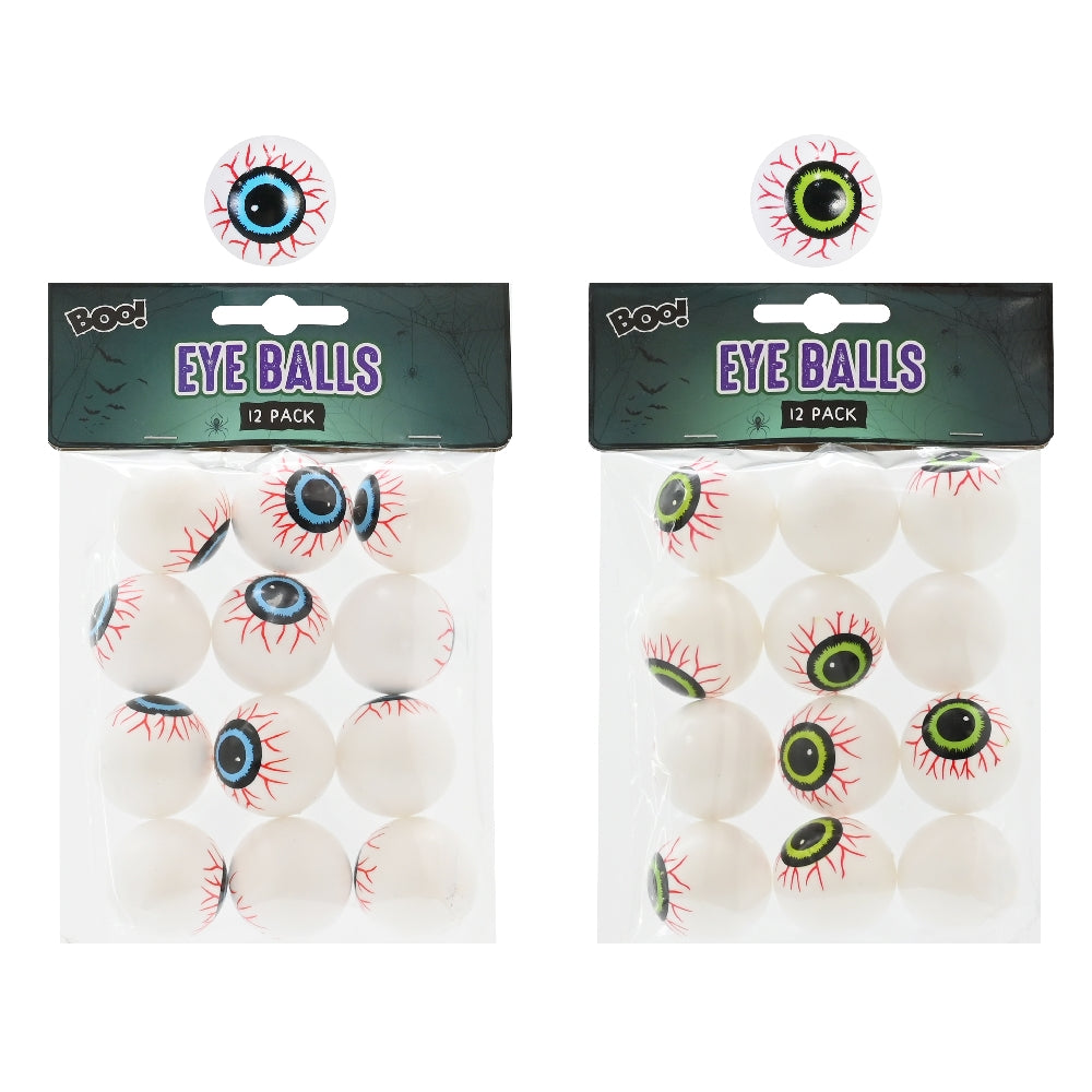 Plastic Eyeballs - 12 Pack