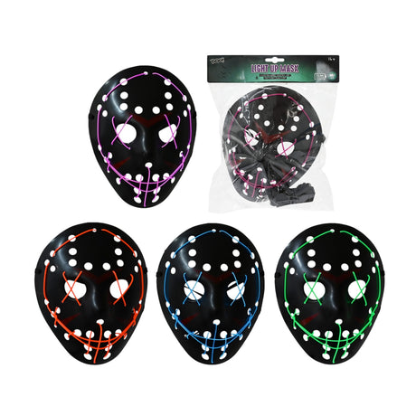 Light-Up Faceless Mask - Assorted Colours