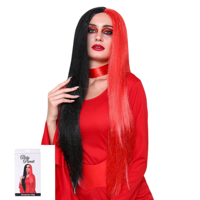 Two-Tone Devil Wig - Ladies