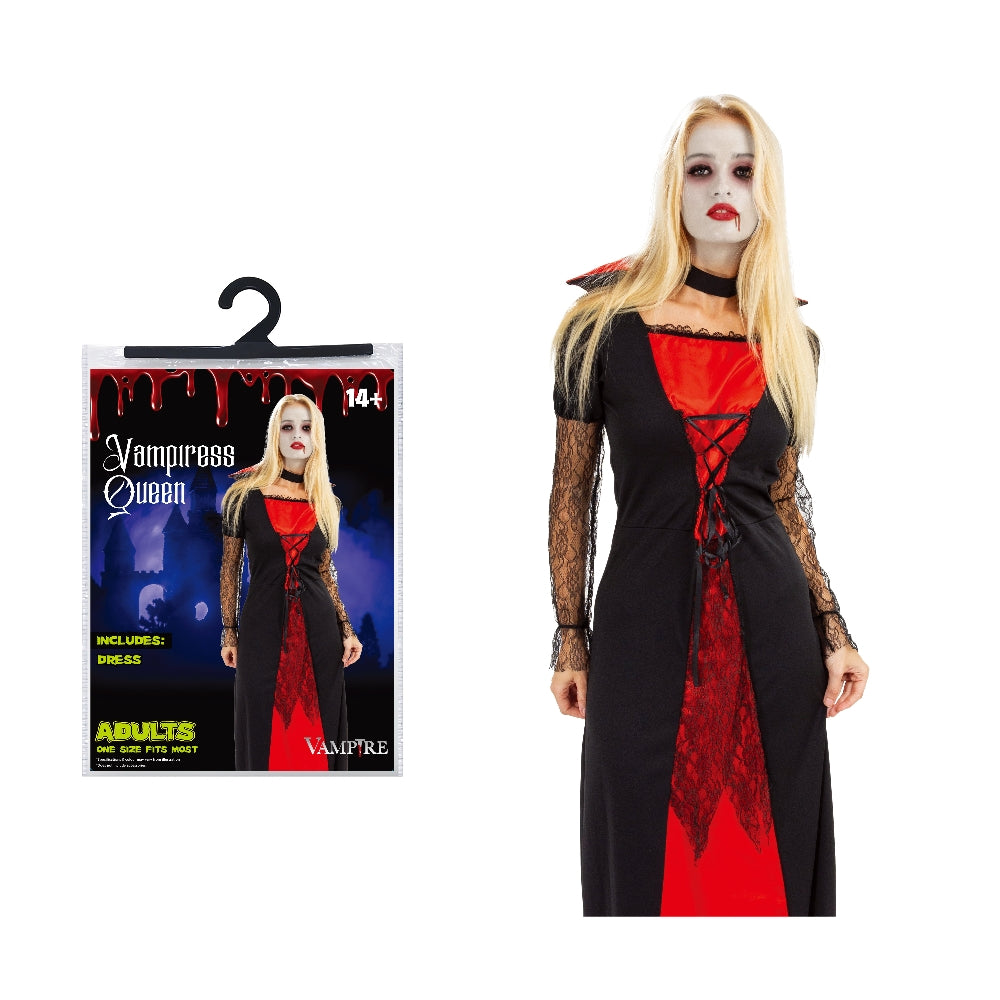 Vampiress Queen Costume - Adults
