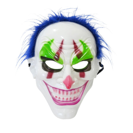 Clown Mask with Hair - Assorted